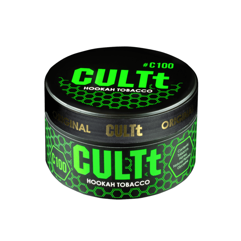Тютюн CULTt Light C100 Green Apple Ice (Яблуко Лід) 100 г