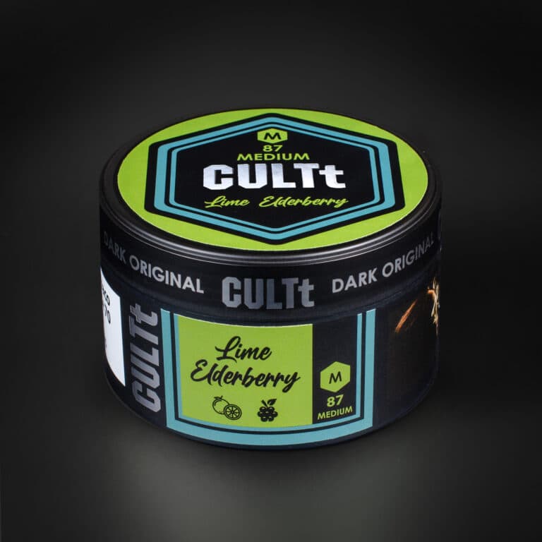 Тютюн CULTt Medium M87 Lime Elderberry (Лайм Бузина) 100 г