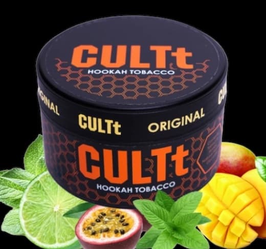 Тютюн CULTt Light C07 Lime Mint Passion Fruit Mango (Лайм М'ята Маракуя Манго) 100 г