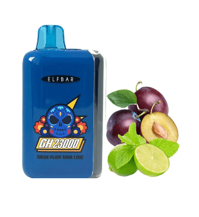 Електронна сигарета Elf Bar GH23000 Green Plum Sour Lime (Зелена Слива Кислий Лайм)