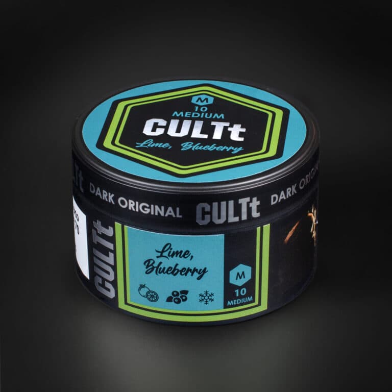 Тютюн CULTt Medium M10 Lime Blueberry Ice (Лайм Чорниця Лід) 100 г