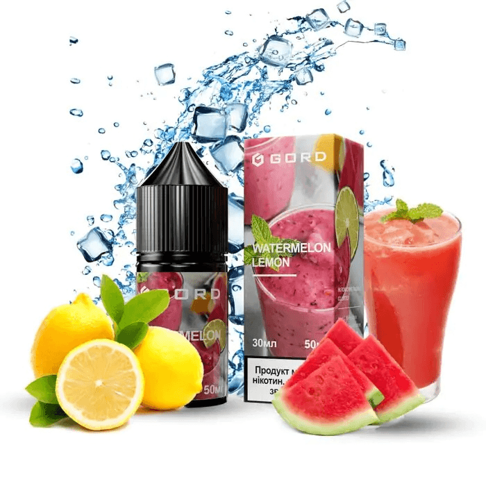 Рідина сольова Gord Watermelon Lemon 30ml 5% (кавун лимон)