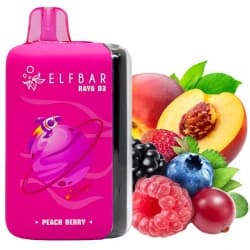 Електронна сигарета Elf Bar RAYA D3 25000 Peach Berry (Персик Ягоди)