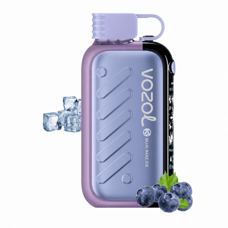 Електронна сигарета Vozol Gear 50000 Blue Razz Ice (Блакитна малина з льодом)