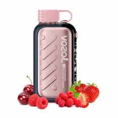 Електронна сигарета Vozol Gear 50000 Strawberry Raspberry Cherry (Полуниця, малина та вишня)