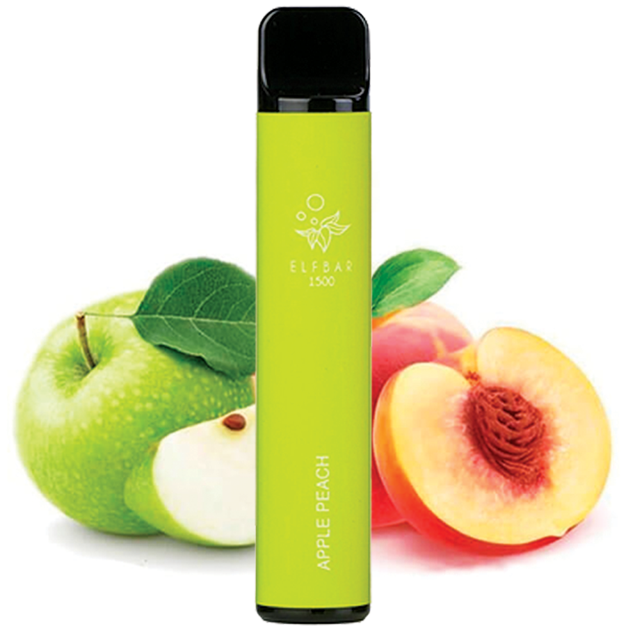Електронна сигарета Elf Bar 1500 Apple Peach (Яблуко Персик)
