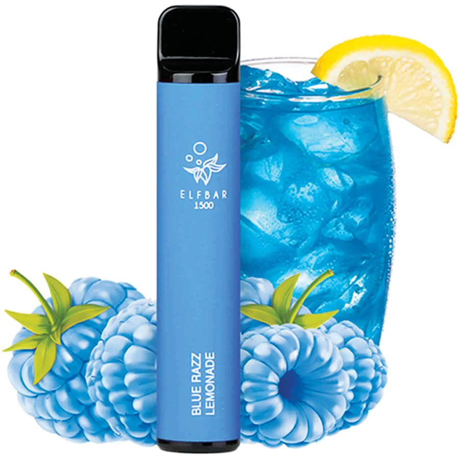 Електронна сигарета Elf Bar 1500 Blue Razz Lemonade (Синя Малина Лимонад)