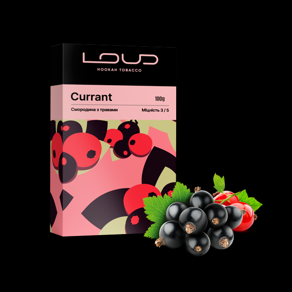 Тютюн для кальяну LOUD Currant (100 грам)