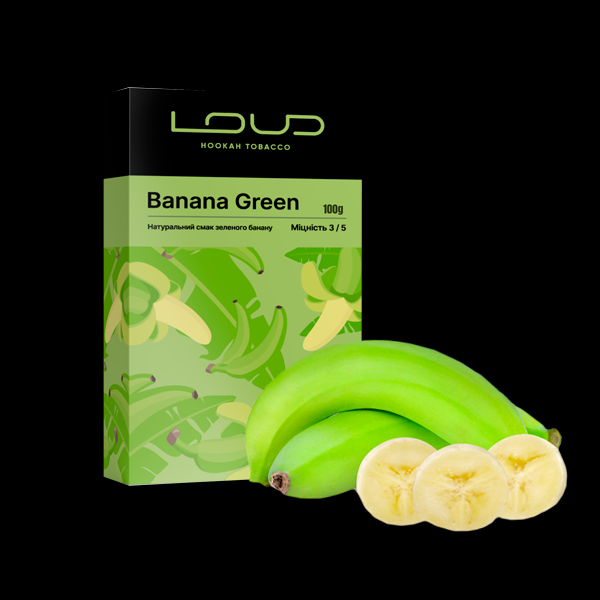Тютюн для кальяну LOUD Banana Green (100 грам)