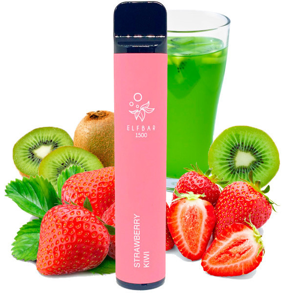 Електронна сигарета Elf Bar 1500 Strawberry Kiwi (Полуниця Ківі)
