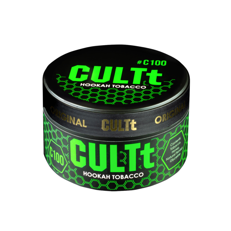 Тютюн CULTt Light C100 Green Apple Ice (Яблуко Лід) 100 г