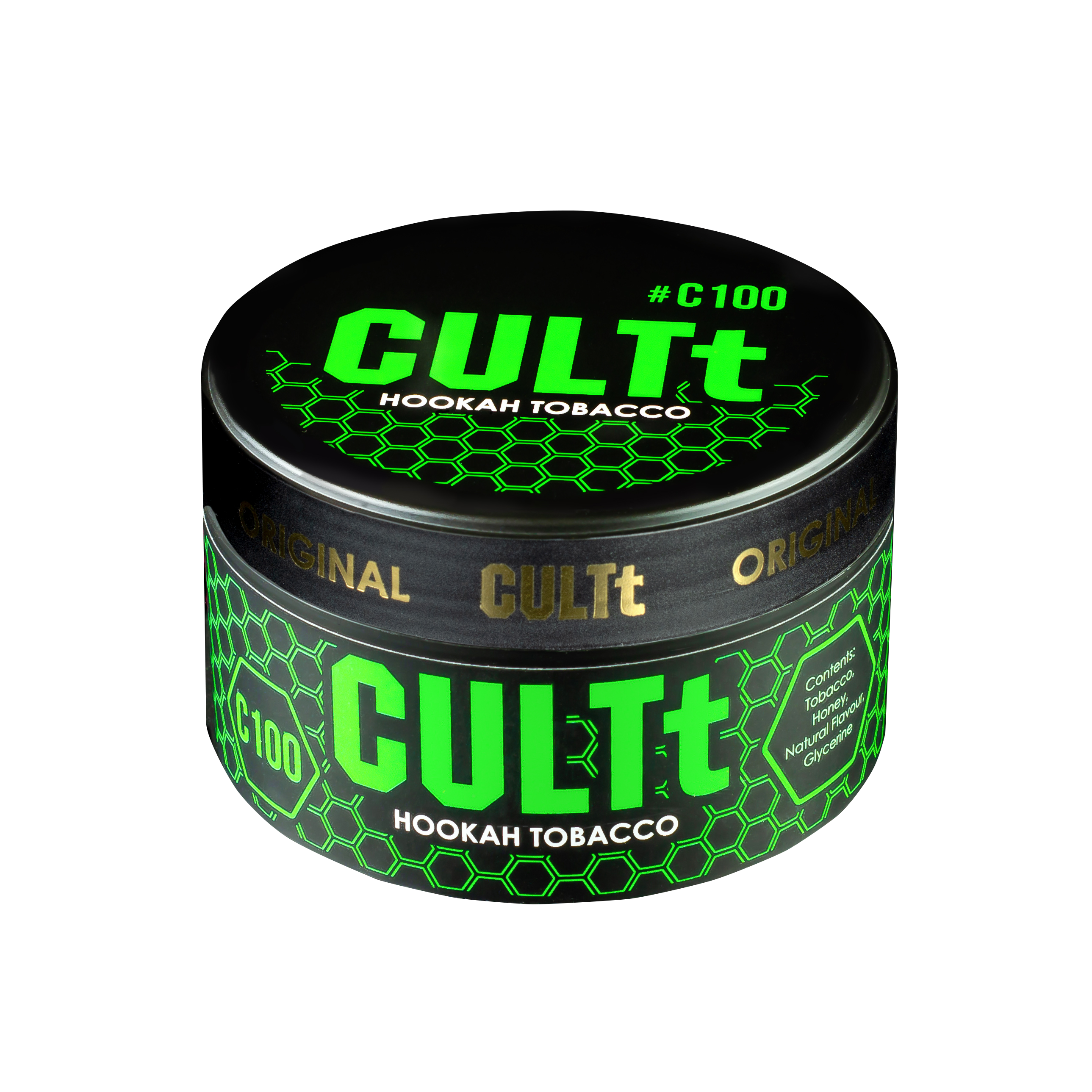 Тютюн CULTt Light C100 Green Apple Ice (Яблуко Лід) 100 г