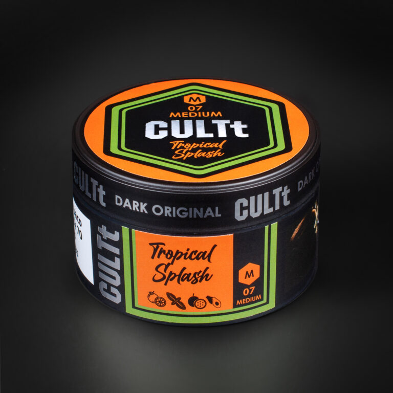 Тютюн CULTt Medium M07 Tropical Splash (Лайм М'ята Маракуя Манго) 100 г