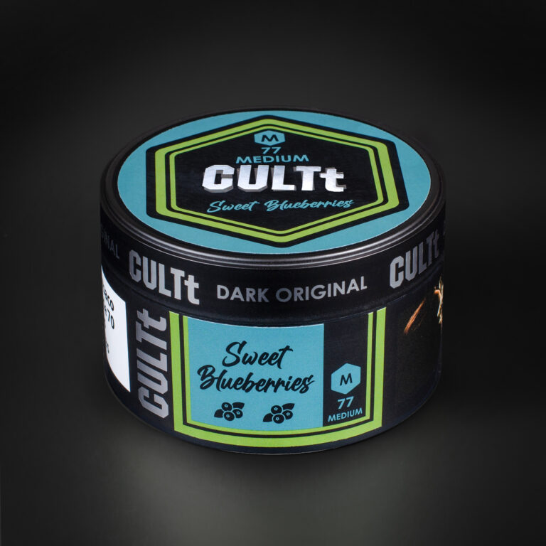 Тютюн CULTt Medium M77 Sweet Blueberries (Солодка Чорниця) 100 г
