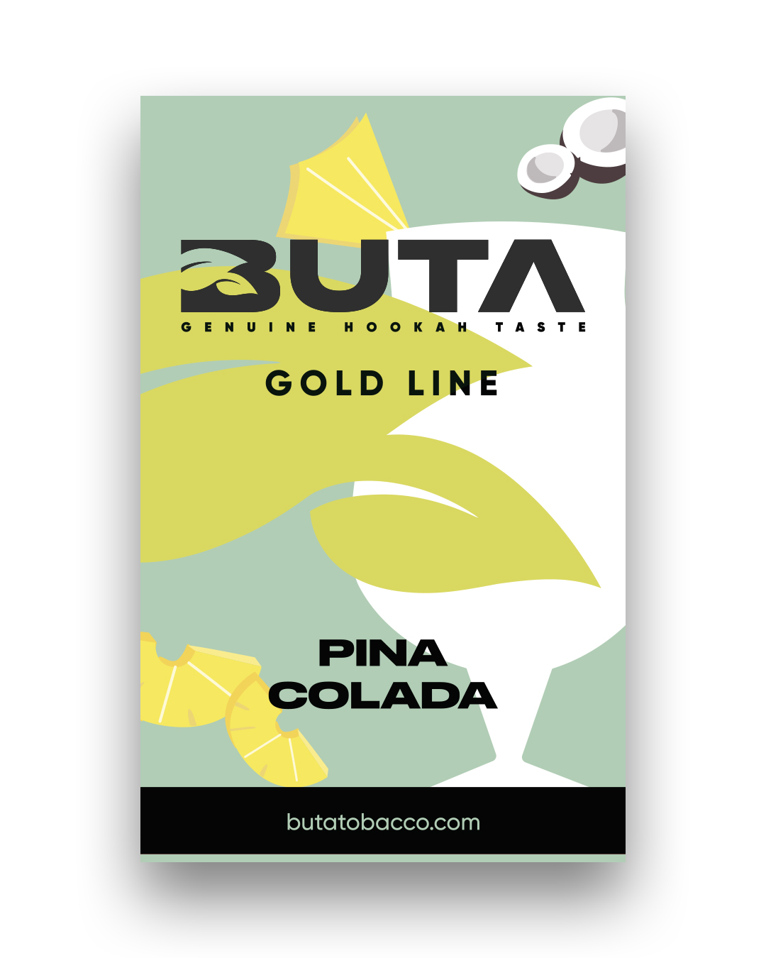 Тютюн для кальяну Buta Gold Pina Colada (Кокосово-Ананасовий Коктейль) 50 гр
