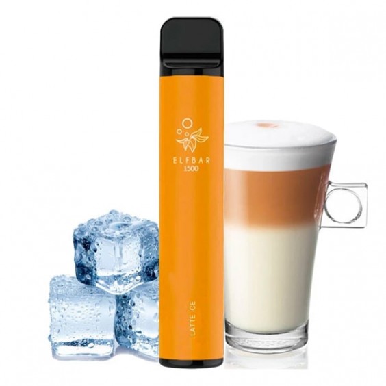 Електронна сигарета Elf Bar 1500 Latte Ice (Холодний лате)