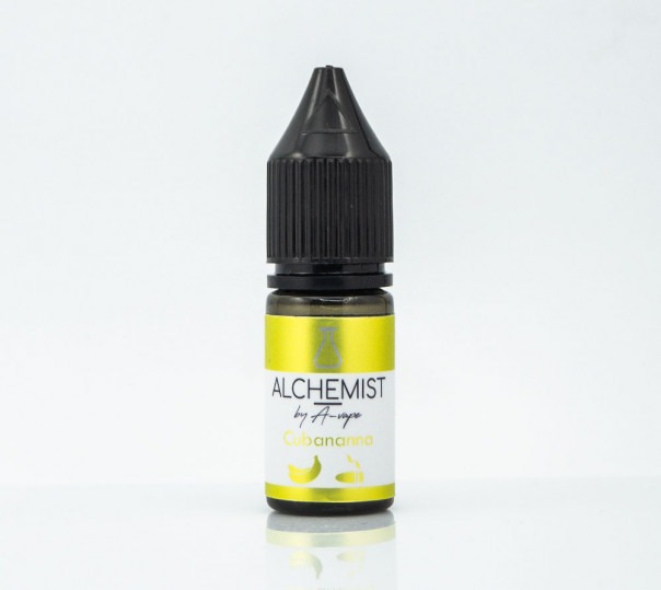 Рідина Alchemist Salt Cubananna 10ml зі смаком тютюну з бананом