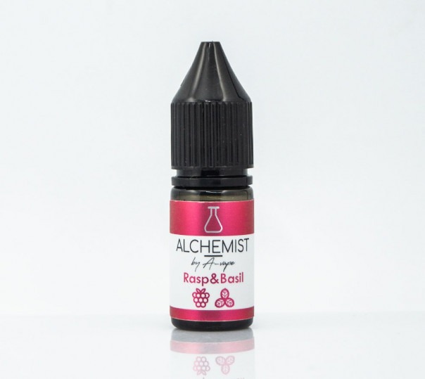 Рідина Alchemist Salt Rasp Basil 10ml зі смаком малини з базиліком