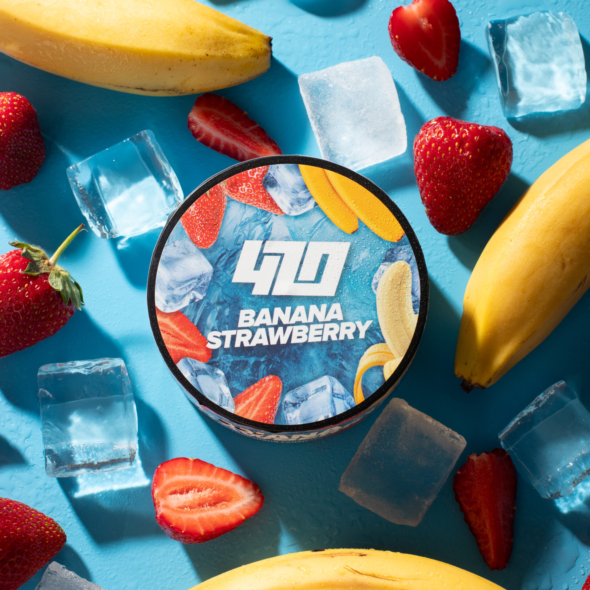 Тютюн 420 Classic Frost Line Banana Strawberry (Полуниця, банан) 100 г