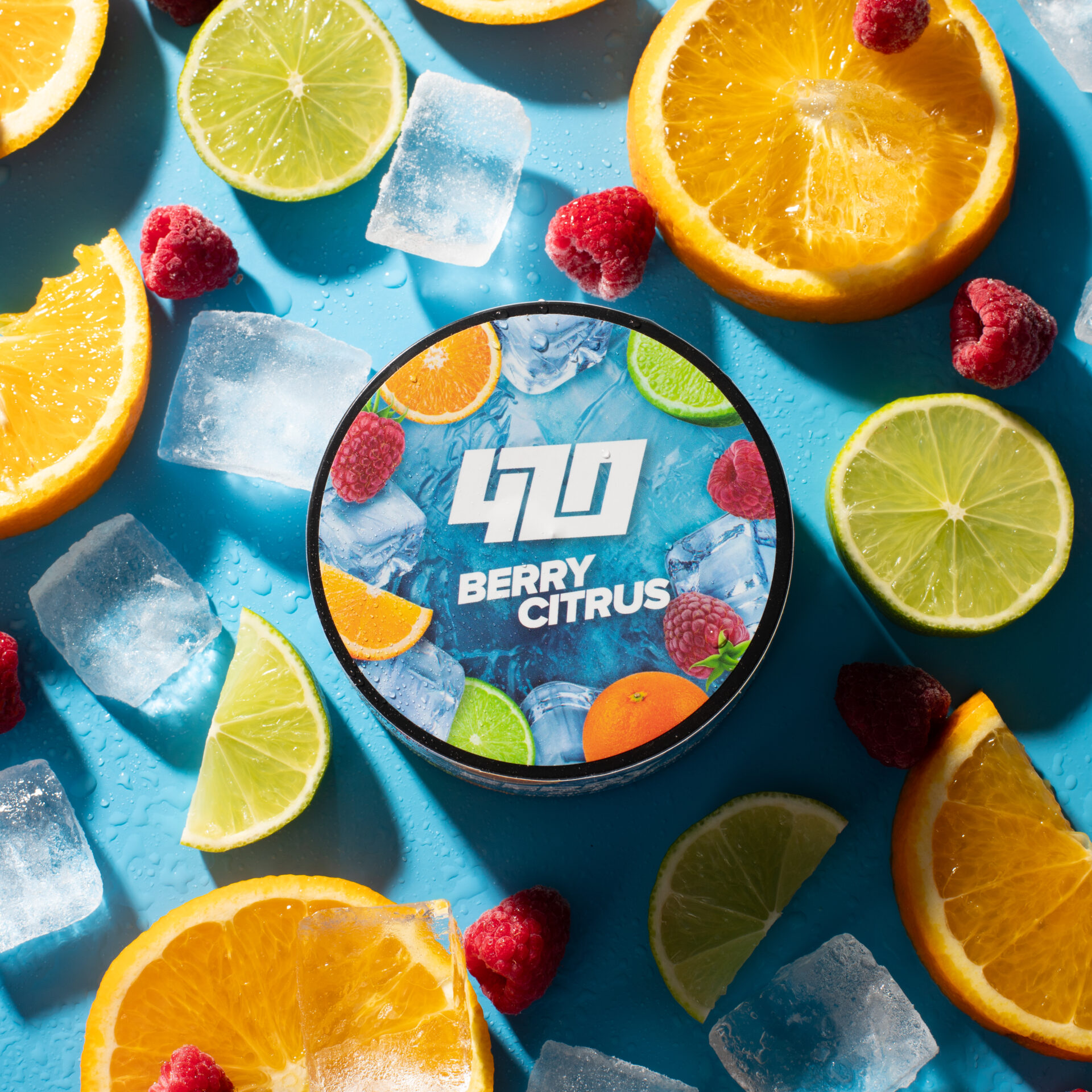 Тютюн 420 Classic Frost Line Berry Citrus (Малина, апельсин, лайм) 100 г
