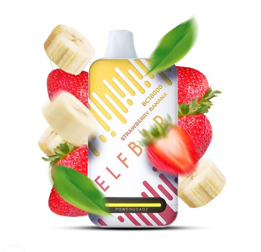Одноразова Pod-система Elf Bar BC18000 Strawberry Banana