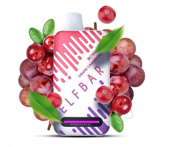 Одноразова Pod-система Elf Bar BC18000 Grape Cranberry