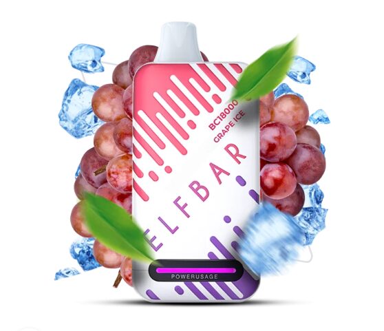 Одноразова Pod-система Elf Bar BC18000 Grape Ice