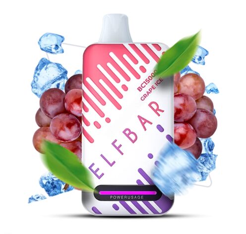 Електронна сигарета Elf Bar BC15000 Grape Ice – (Виноград лід)