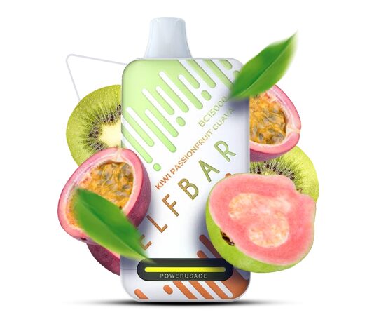 Електронна сигарета Elf Bar BC15000 Kiwi Passion Fruit Guava – (Ківі маракуя гуава)