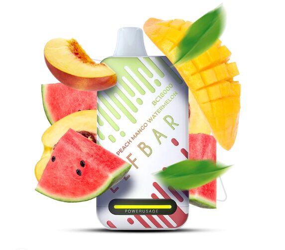 Одноразова Pod-система Elf Bar BC18000 Peach Mango Watermelon