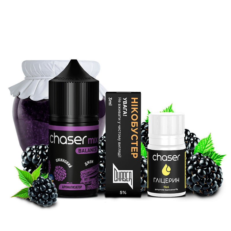 Набір для самозамісу Chaser Mix Ожиновий Джем 30 мл 50 мг
