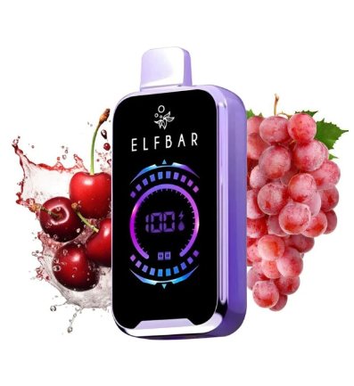 Одноразка Elf Bar Grape Cherry (Виноград Вишня) FS18000