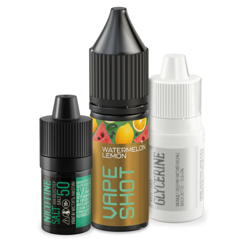 Жидкость Набор Vape Shot 5% 15мл Watermelon Lemon (арбуз лимон)