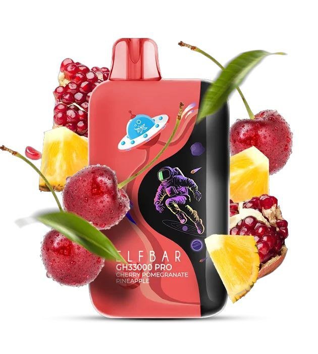 Електронна сигарета Elf Bar GH33000 PRO Cherry Pomegranate Pineapple (Вишня Гранат Ананас)
