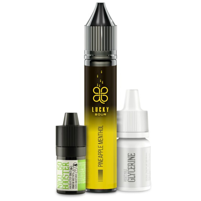 Набір для самозамісу Lucky Salt Sour Pineapple Menthol (Кислий Ананас Ментол) 30 мл 50 мг
